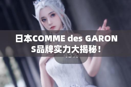 日本COMME des GARONS品牌实力大揭秘！